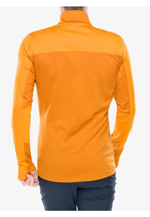 Bluza polarowa męska Vaude Livigno Halfzip II. Kolor: pomarańczowy. Materiał: polar