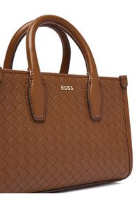 BOSS Torebka Sandy Sm 50557998 Brązowy. Kolor: brązowy. Materiał: skórzane #4