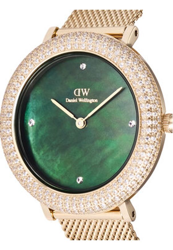 Daniel Wellington Zegarek Crystalline Bezel 3 DW00100824 Złoty. Kolor: złoty