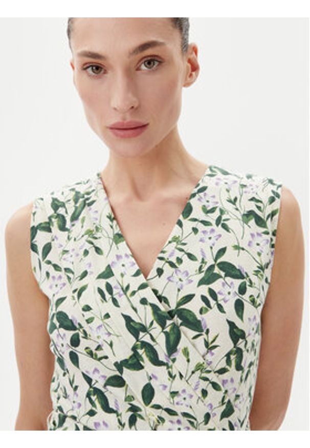 Weekend Max Mara Sukienka letnia Osiris 2515621022650 Zielony Regular Fit. Kolor: zielony. Materiał: bawełna. Sezon: lato