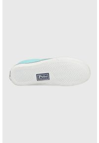 Polo Ralph Lauren tenisówki KEATON męskie. Nosek buta: okrągły. Zapięcie: sznurówki. Kolor: niebieski. Materiał: guma