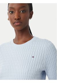 TOMMY HILFIGER - Tommy Hilfiger Bluzka WW0WW41787 Niebieski Regular Fit. Kolor: niebieski. Materiał: bawełna #2