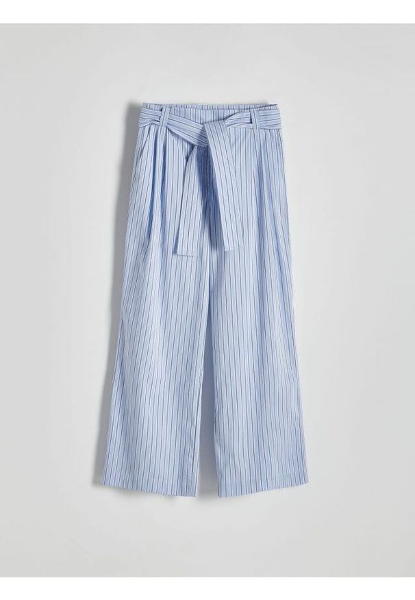 Reserved - Spodnie w stylu piżamowym - wielobarwny. Materiał: bawełna, tkanina