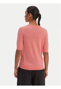 BOSS Sweter Farbella 50544996 Różowy Slim Fit. Kolor: różowy. Materiał: wełna #5