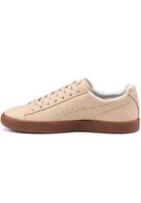 Buty Puma Clyde Veg Tan Naturel M 364451 01 beżowy. Okazja: na co dzień. Kolor: beżowy. Materiał: materiał, syntetyk, skóra. Szerokość cholewki: normalna. Wzór: kratka #6