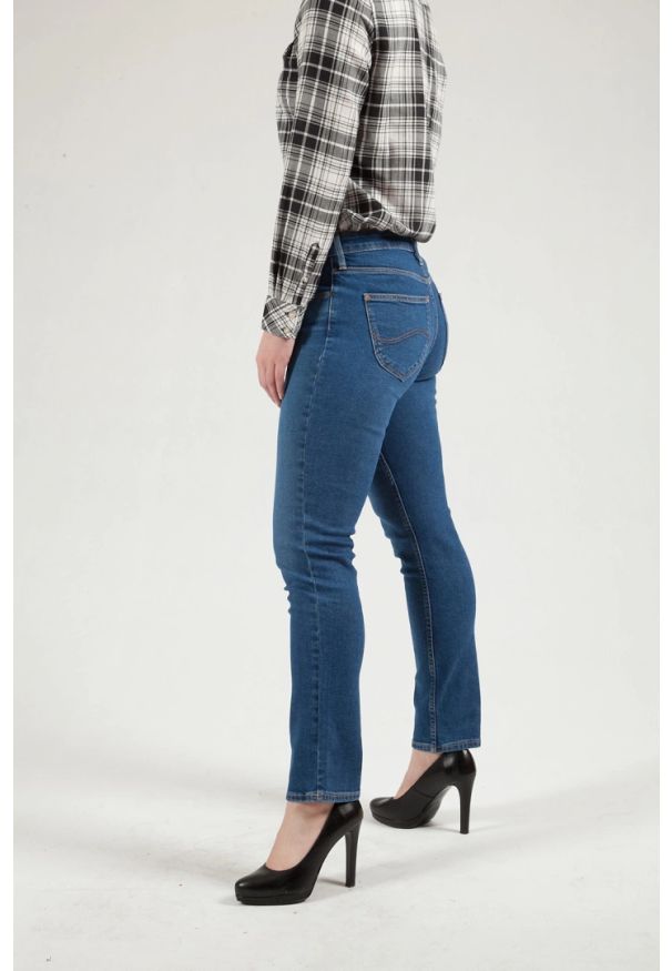 Lee - LEE ELLY DAMSKIE SPODNIE JEANSOWE JEANS WASHED CAMDEN L305TLJS 112106223