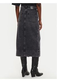 Pinko - PINKO Spódnica jeansowa Gregoriana Gonna 03903 A20U Czarny Regular Fit. Kolor: czarny. Materiał: bawełna