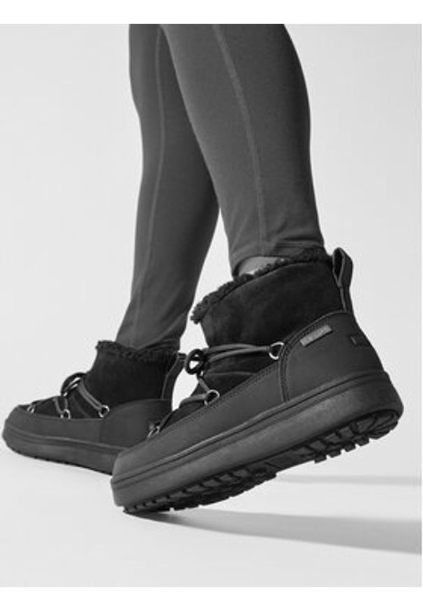 CMP Śniegowce Kayla Wmn WP Boot 3Q79576 Czarny. Kolor: czarny. Materiał: skóra