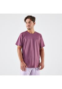 ARTENGO - Koszulka tenisowa męska Artengo Dry Gaël Monfils. Kolor: fioletowy. Materiał: elastan, materiał. Sport: tenis