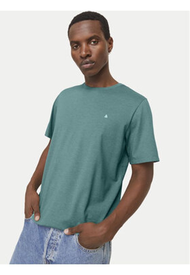Jack & Jones T-Shirt Paulos 12245087 Turkusowy Regular Fit. Kolor: turkusowy. Materiał: bawełna