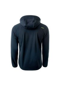 Elbrus - Męska Kurtka Soft Shell Iver. Kolor: czarny, zielony, wielokolorowy, żółty. Materiał: softshell. Sport: turystyka piesza