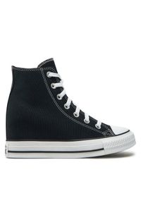 Converse Trampki Chuck Taylor All Star Wedge Platform A11909C Czarny. Kolor: czarny. Materiał: materiał. Obcas: na platformie #1