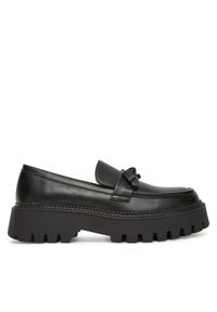 DeeZee Loafersy HY69907-3 Czarny. Kolor: czarny. Materiał: skóra