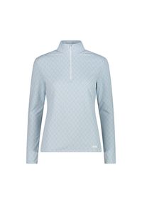 Golf damska narciarska CMP 33L0486. Typ kołnierza: golf. Kolor: niebieski, wielokolorowy, biały. Sezon: zima. Sport: golf, narciarstwo #1