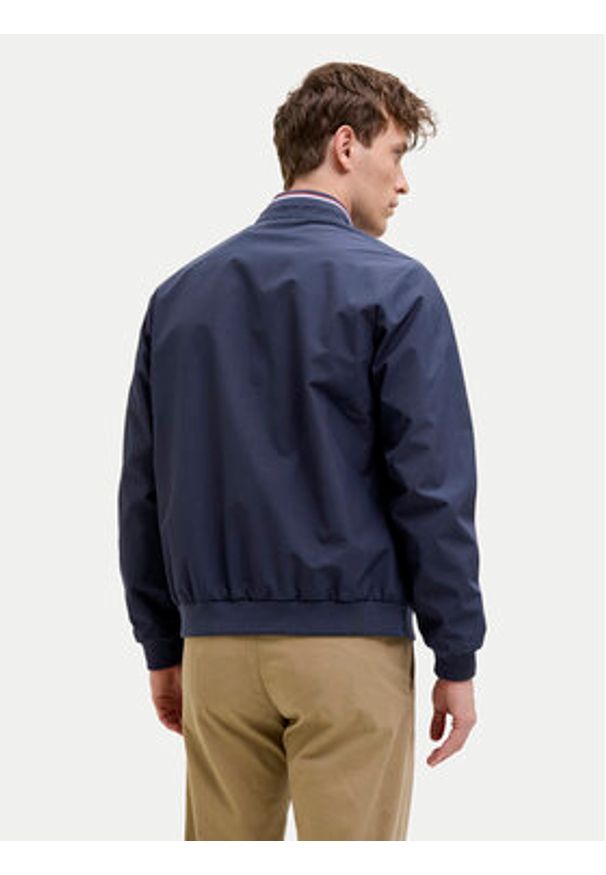 Jack & Jones Kurtka bomber Blubard 12273393 Granatowy Regular Fit. Kolor: niebieski. Materiał: syntetyk
