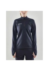 Koszulka treningowa damska Craft Evolve Halfzip. Kolor: niebieski. Długość rękawa: długi rękaw. Długość: długie