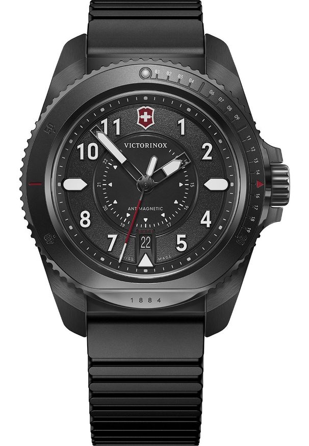 VICTORINOX - Zegarek Victorinox Zegarek męski Victorinox 241982 czarny. Kolor: czarny