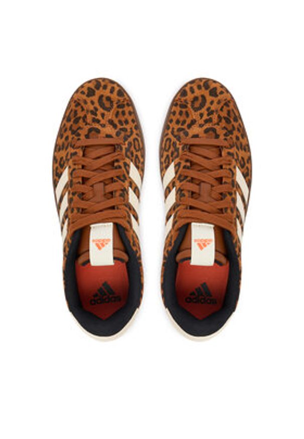 Adidas - adidas Sneakersy Vl Court 3.0 KK4668 Brązowy. Kolor: brązowy. Materiał: skóra, zamsz