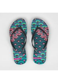 OLAIAN - Japonki damskie Olaian 120 Jiu. Okazja: na plażę. Kolor: czarny. Styl: sportowy