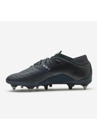 KIPSTA - Buty do piłki nożnej Kipsta Viralto IV SG Pro Evolution skóra Premium. Kolor: szary, niebieski, wielokolorowy. Materiał: skóra. Szerokość cholewki: normalna. Sport: piłka nożna