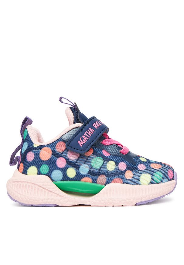 Sneakersy Agatha Ruiz de la Prada. Kolor: niebieski