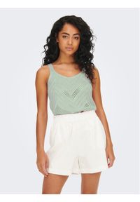 JDY Sweter 15226348 Zielony. Kolor: zielony. Materiał: syntetyk #1