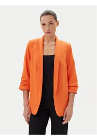 Pieces Marynarka Bosella 17090996 Pomarańczowy Regular Fit. Kolor: pomarańczowy. Materiał: syntetyk #1