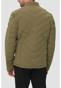 Guess - GUESS Zielona kurtka męska Biker Jacket, Rozmiar XXL. Okazja: na co dzień. Kolor: zielony. Materiał: elastan, poliamid, syntetyk. Styl: elegancki, casual #6