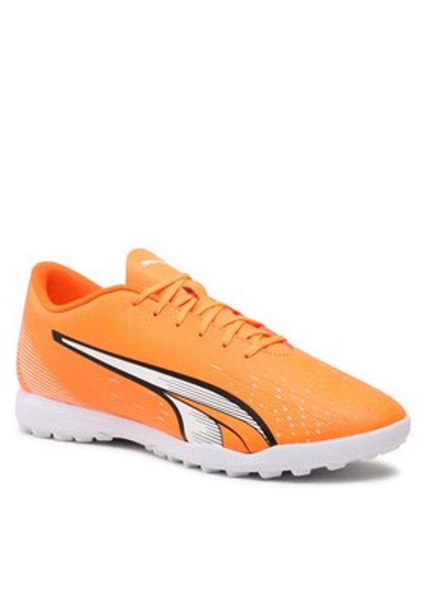Puma Buty do piłki nożnej Ultra Play Tt Ultra 10722601 Pomarańczowy. Kolor: pomarańczowy. Materiał: skóra