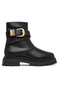 Steve Madden Botki Lexs SM11003593 Czarny. Kolor: czarny. Materiał: skóra #1