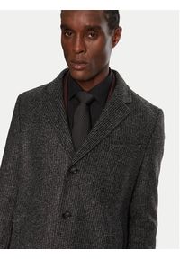 BOSS - Boss Płaszcz przejściowy H-Hyde 50528132 Czarny Slim Fit. Kolor: czarny. Materiał: syntetyk #4