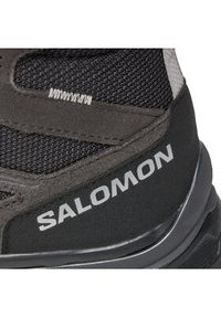 salomon - Salomon Trekkingi X Ward Leather Mid GORE-TEX L47181900 Czarny. Kolor: czarny. Materiał: skóra, zamsz #4