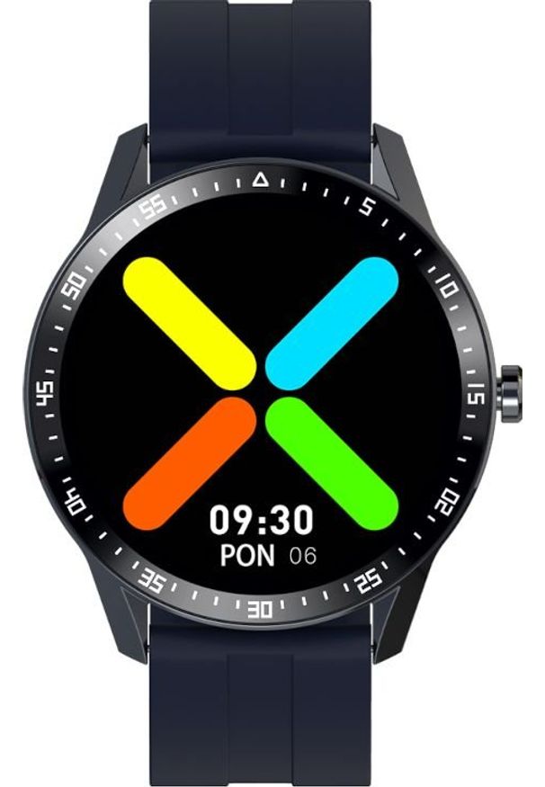 Smartwatch Gino Rossi SW018-5 Granatowy (16950). Rodzaj zegarka: smartwatch. Kolor: niebieski