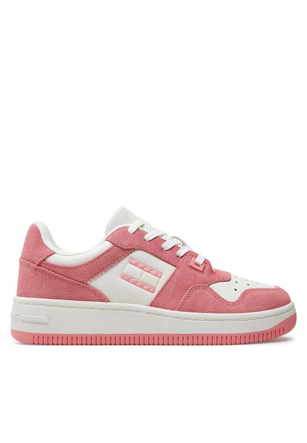 Sneakersy Tommy Jeans. Kolor: różowy