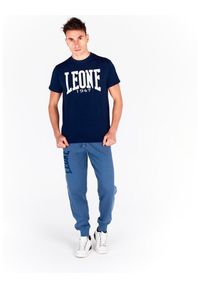 LEONE 1947 APPAREL - Męska koszulka z krótkim rękawem Leone 1947 Apparel. Kolor: niebieski. Materiał: tkanina. Długość rękawa: krótki rękaw. Długość: krótkie. Sport: fitness