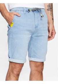 INDICODE Szorty jeansowe Ramon 70-541 Granatowy Regular Fit. Kolor: niebieski. Materiał: bawełna #1