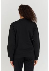 Emporio Armani - EMPORIO ARMANI Czarny damski komplet bluza i spodnie, Rozmiar M. Kolor: czarny. Materiał: dresówka, bawełna