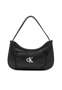 Calvin Klein Jeans Torebka Ck Shoulder Bag IU0IU00696 Czarny. Kolor: czarny