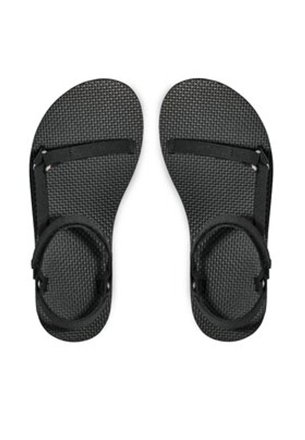 Teva Sandały Original Universal Slim 1150110 Czarny. Kolor: czarny. Materiał: materiał