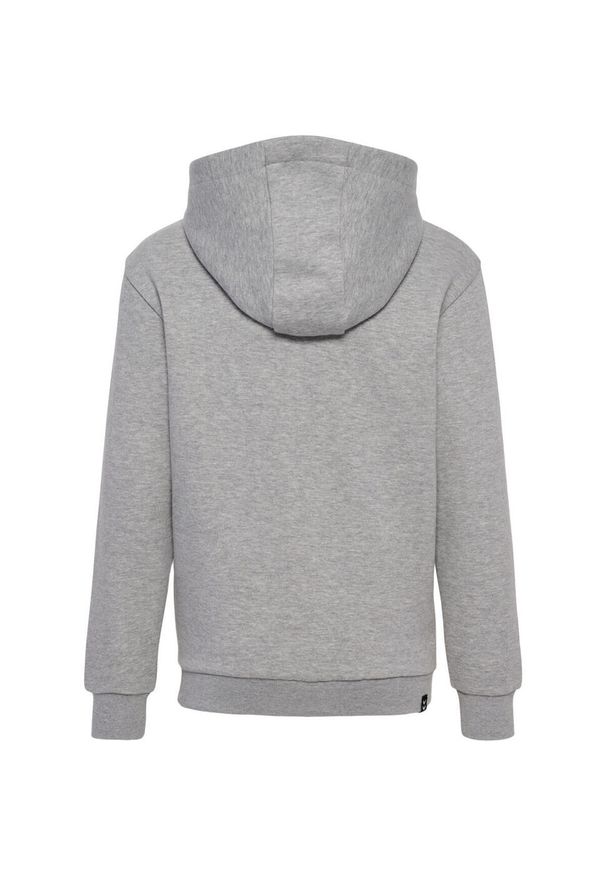 Bluza z kapturem dla dzieci Hummel Mover. Typ kołnierza: kaptur. Kolor: szary. Sport: piłka ręczna