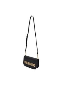 Love Moschino - LOVE MOSCHINO Torebka JC4028PP1NKD0000 Czarny. Kolor: czarny. Materiał: skórzane #4