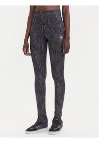 Adidas by Stella McCartney - adidas by Stella McCartney Legginsy Training Rolltop Splitcuff JW4575 Szary Slim Fit. Kolor: szary. Materiał: syntetyk #1
