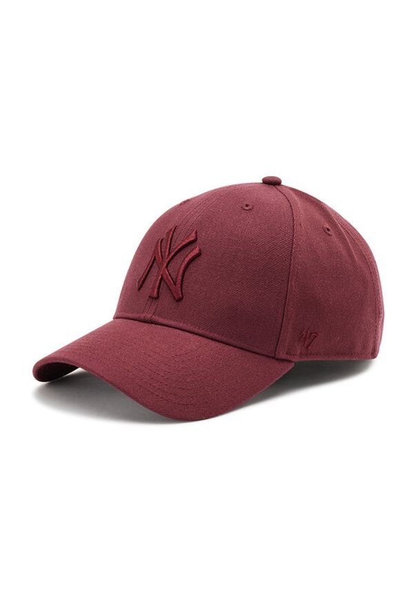 47 Brand Czapka z daszkiem New York Yankees B-MVPSP17WBP-KMA Bordowy. Kolor: czerwony. Materiał: materiał