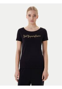 EA7 Emporio Armani T-Shirt 7W000978 AF10373 UC001 Czarny Slim Fit. Kolor: czarny. Materiał: bawełna #1
