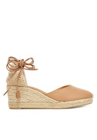Castañer Espadryle Carina/6/250 025338 Beżowy. Kolor: beżowy. Materiał: skóra #1