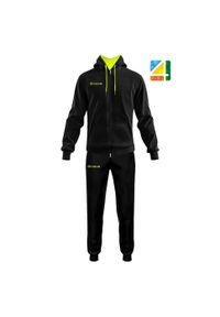 Dres Givova King 4 Seasons czarny/żółty M. Kolor: żółty, wielokolorowy. Materiał: dresówka