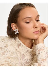 Elisabetta Franchi Kolczyki OR-28K-46E2-V150 Biały. Kolor: biały #4