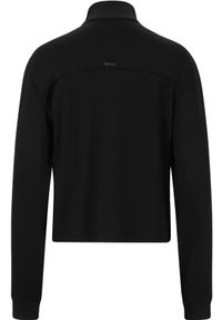 Damski polar 1/4 zip Athlecia Ayanda. Kolor: czarny. Materiał: polar. Sport: turystyka piesza