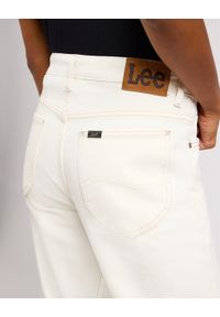 Lee - LEE RIDER DAMSKIE SPODNIE JEANSOWE JEANSY DŻINSY CONCRETE WHITE 112349001