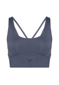 Biustonosz treningowy Under Armour Project Rock LG Grind Sportlette. Kolor: szary. Sport: fitness #1